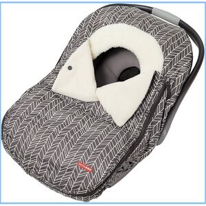 Skip Hop Winter Car Seat Cover in Grey Feather Nursing Postpartum Babies